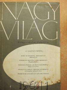 Fenyő István - Nagyvilág 1963. január-június (fél évfolyam) [antikvár]