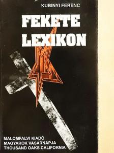 Kubinyi Ferenc - Fekete lexikon I. [antikvár]