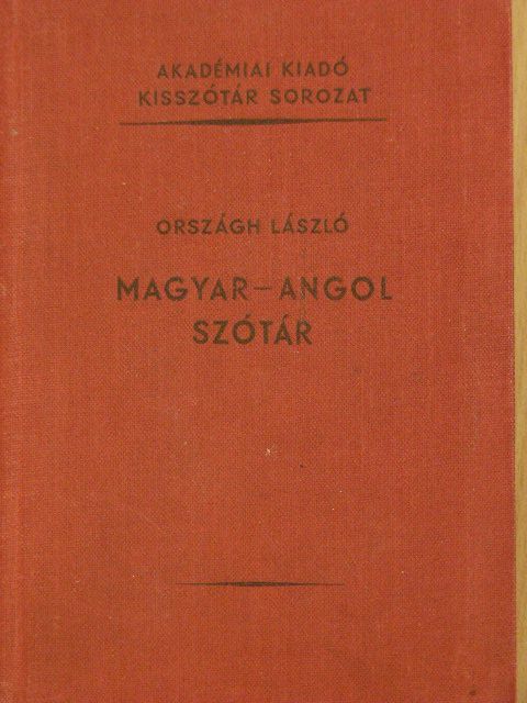 Országh László - Magyar-angol szótár [antikvár]
