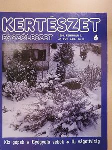 Csonka Antal - Kertészet és Szőlészet 1991. február 7. [antikvár]