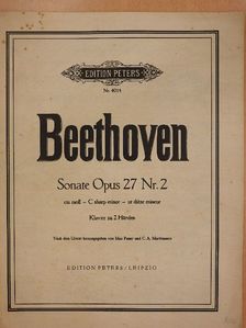 Ludwig van Beethoven - Sonate Opus 27 Nr. 2 [antikvár]