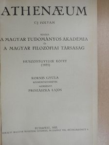 Barta János - Athenaeum 1935-1936. január-december [antikvár]