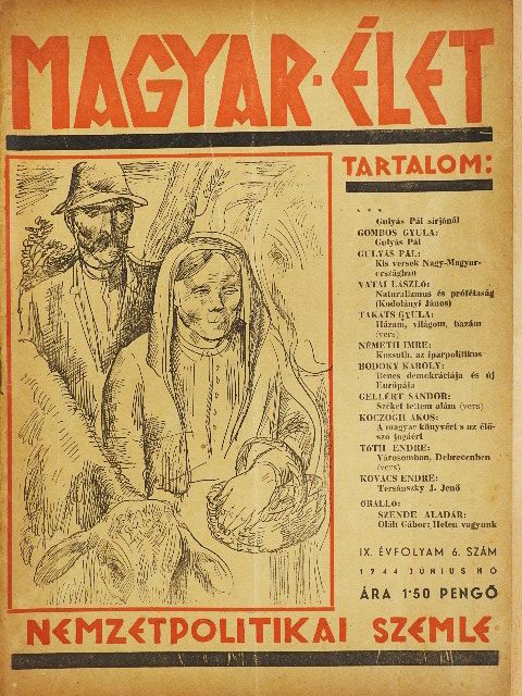 Bodoky Károly - Magyar Élet 1944. június [antikvár]