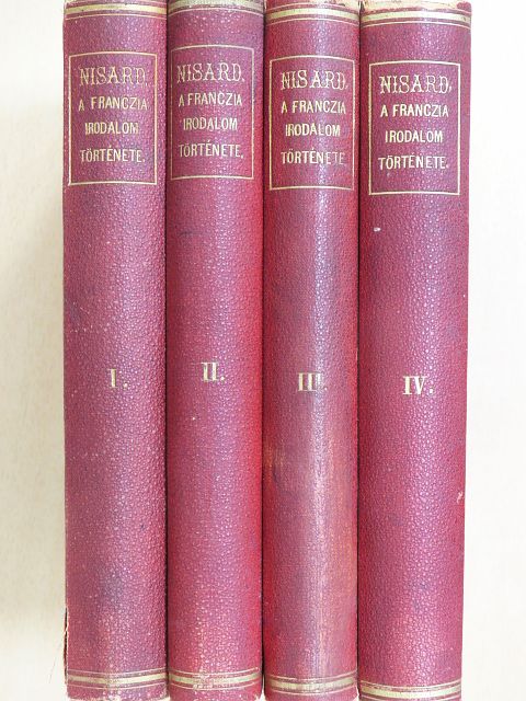 Nisard D. - A franczia irodalom története I-IV. [antikvár]