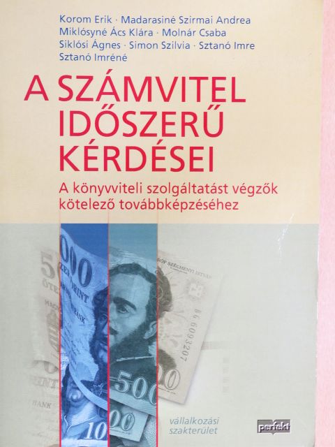 Dr. Molnár Csaba - A számvitel időszerű kérdései [antikvár]