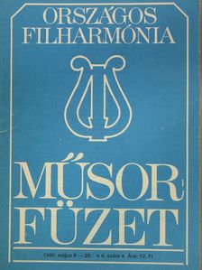 Országos Filharmónia Műsorfüzet 1990/8. [antikvár]