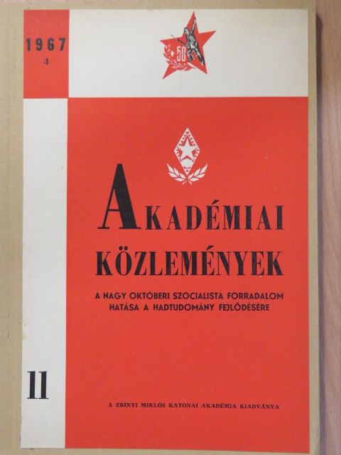 Dr. Farkas Róbert - Akadémiai Közlemények 1967/4 [antikvár]