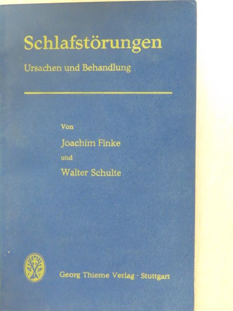 Joachim Finke - Schlafstörungen [antikvár]