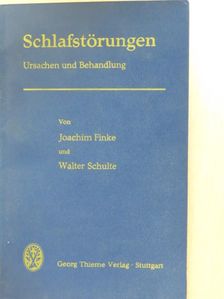 Joachim Finke - Schlafstörungen [antikvár]