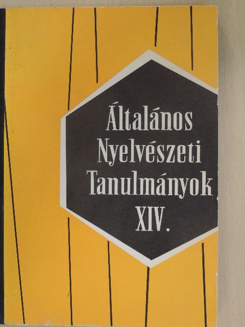 A. Jászó Anna - Általános Nyelvészeti Tanulmányok XIV. [antikvár]