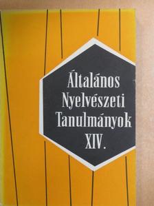 A. Jászó Anna - Általános Nyelvészeti Tanulmányok XIV. [antikvár]