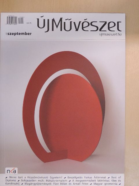 Áfra János - Új Művészet 2015. szeptember [antikvár]