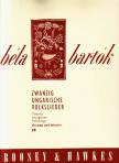 BARTÓK - ZWANZIG UNGARISCHE VOLKSLIEDER IV FÜR GESANG UND KLAVIER