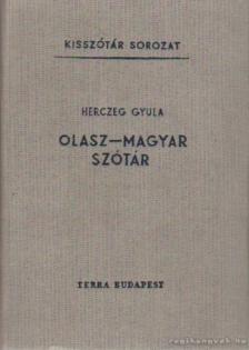 HERCZEG GYULA - Olasz-magyar szótár [antikvár]