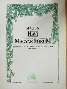 Bérczy Márton - Havi Magyar Fórum 2002. május [antikvár]