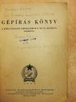 Csont Lajos - Gépírás könyv [antikvár]