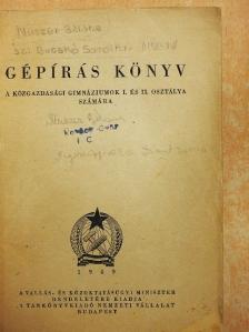 Csont Lajos - Gépírás könyv [antikvár]