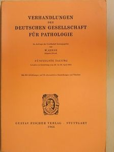 A. Gropp - Verhandlungen der deutschen Gesellschaft für Pathologie [antikvár]