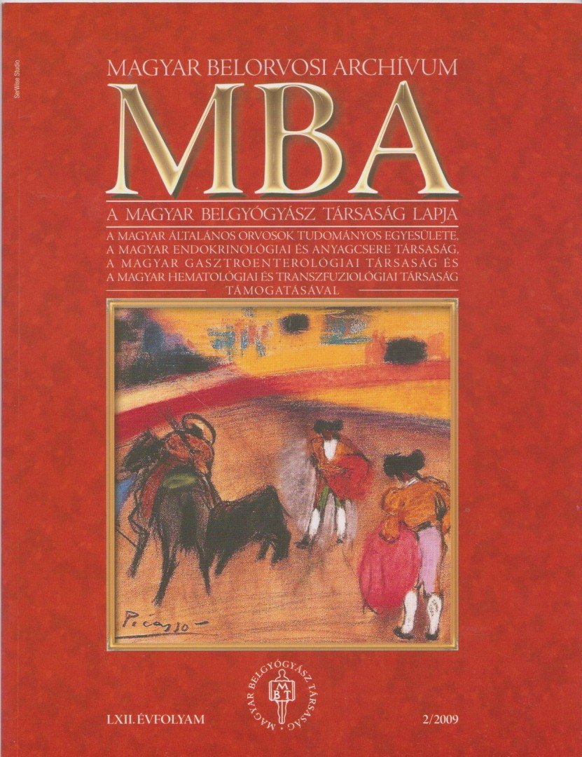Dr. Szathmári Miklós - Magyar Belorvosi Archívum 2009/2 [antikvár]