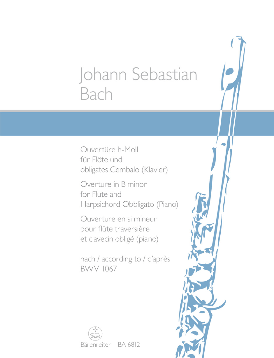 J. S. Bach - OUVERTÜRE h-MOLL FÜR FLÖTE UND OBLIGATES CEMBALO (KLAVIER) NACH BWV 1067