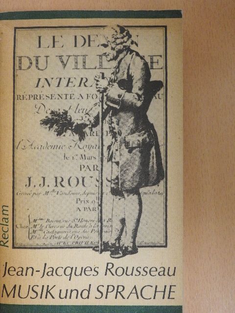 Jean-Jacques Rousseau - Musik und Sprache [antikvár]