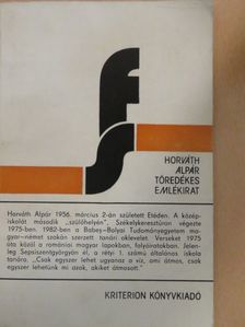 Horváth Alpár - Töredékes emlékirat [antikvár]