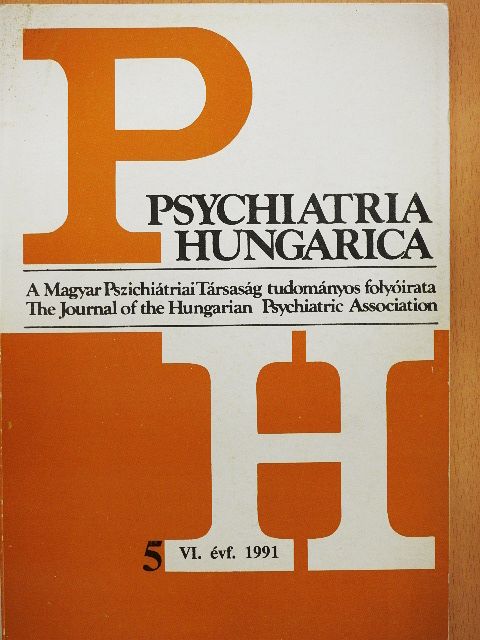 Dr. Molnár Gábor - Psychiatria Hungarica 1991/5 [antikvár]