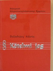 Balásházy Mária - Kötelmi jog [antikvár]
