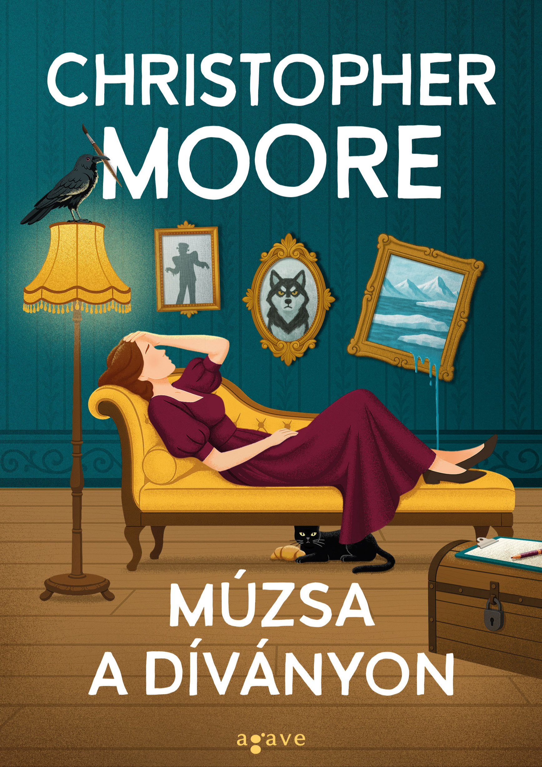 Christopher Moore - Múzsa a díványon [eKönyv: epub, mobi]