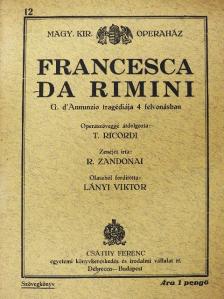 G. d'Annunzio - Francesca da Rimini [antikvár]