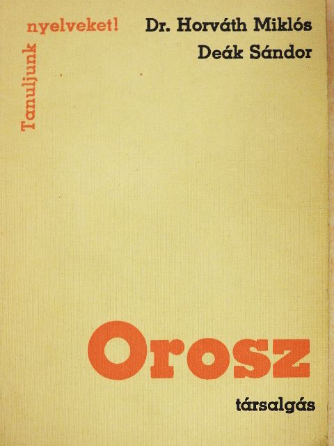 Deák Sándor - Orosz társalgás [antikvár]