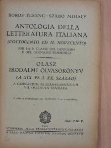 Boros Ferenc - Olasz irodalmi olvasókönyv  [antikvár]