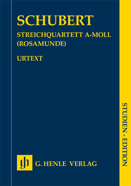 SCHUBERT - STREICHQUARTETT a-MOLL (ROSAMUNDE) STUDIEN EDITION