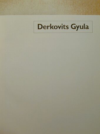 Körner Éva - Derkovits Gyula [antikvár]