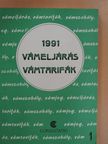 Vámeljárás - Vámtarifák 1991 I. [antikvár]