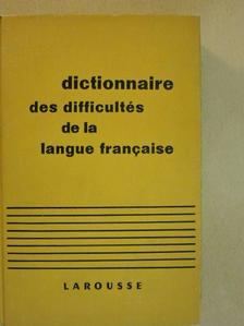Adolphe V. Thomas - Dictionnaire des difficultés de la langue francaise [antikvár]