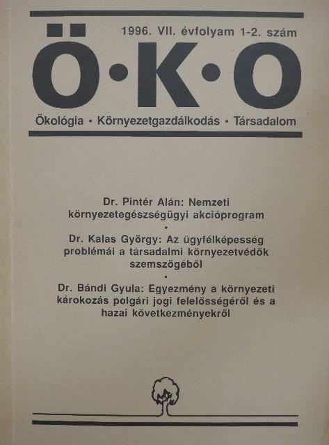 Dr. Bándi Gyula - ÖKO 1996/1-2. [antikvár]