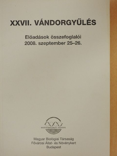 Bartha Sándor - XXVII. Vándorgyűlés [antikvár]