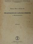 Bözsöny Dénes - Vízgazdálkodási és gazdasági ismeretek I. [antikvár]