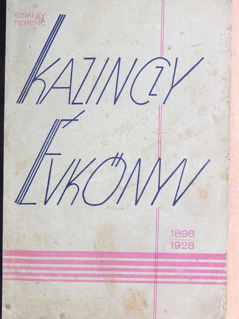 B. Palotai Boris - Kazinczy Évkönyv 1898-1928 [antikvár]