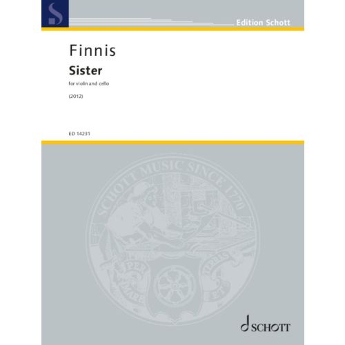 FINNIS, EDMUND - SISTER FOR VIOLIN AND CELLO