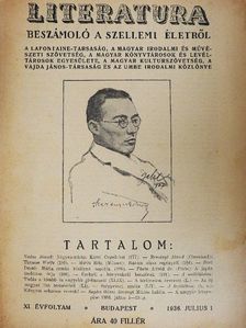 Hort Dezső - Literatura 1936. julius 1. [antikvár]