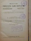 Dr. Hasskó Sándor - Magyar Orvosi Archivum 1933. XXXIV. kötet [antikvár]