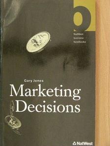Gary Jones - Marketing Decisions [antikvár]