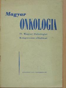 Magyar Onkologia 1959. november [antikvár]