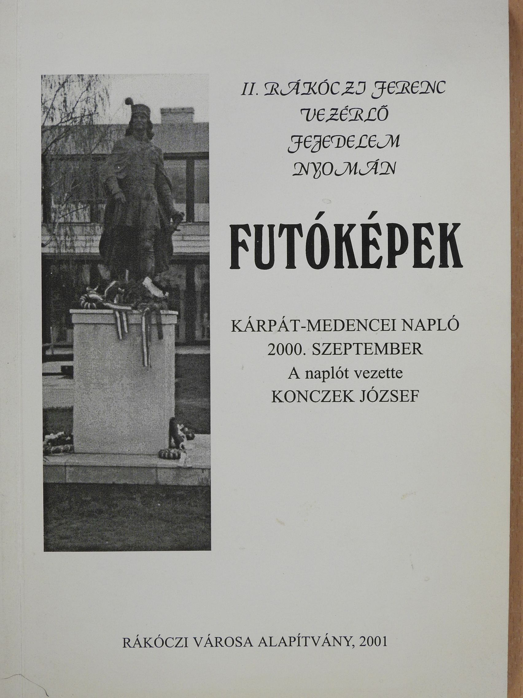 Konczek József - Futóképek (dedikált példány) [antikvár]