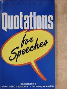 Quotations for Speeches [antikvár]