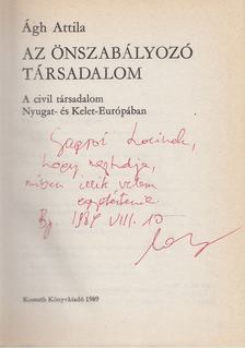 Az önszabályozó társadalom (Dedikált) [antikvár]