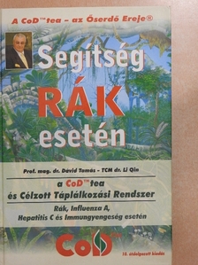 Prof. mag. dr. Dávid Tamás - Segítség rák esetén [antikvár]
