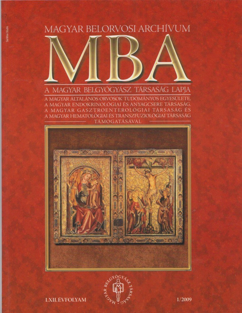 Dr. Szathmári Miklós - Magyar Belorvosi Archívum 2009/1 [antikvár]